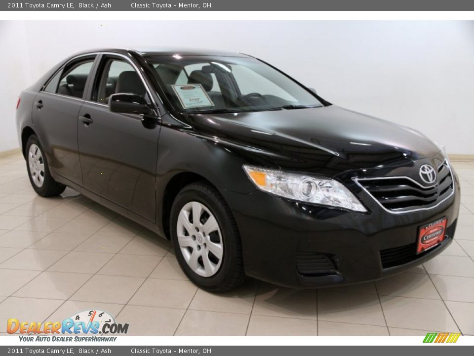 2011 Toyota Camry LE Black / Ash Photo #1