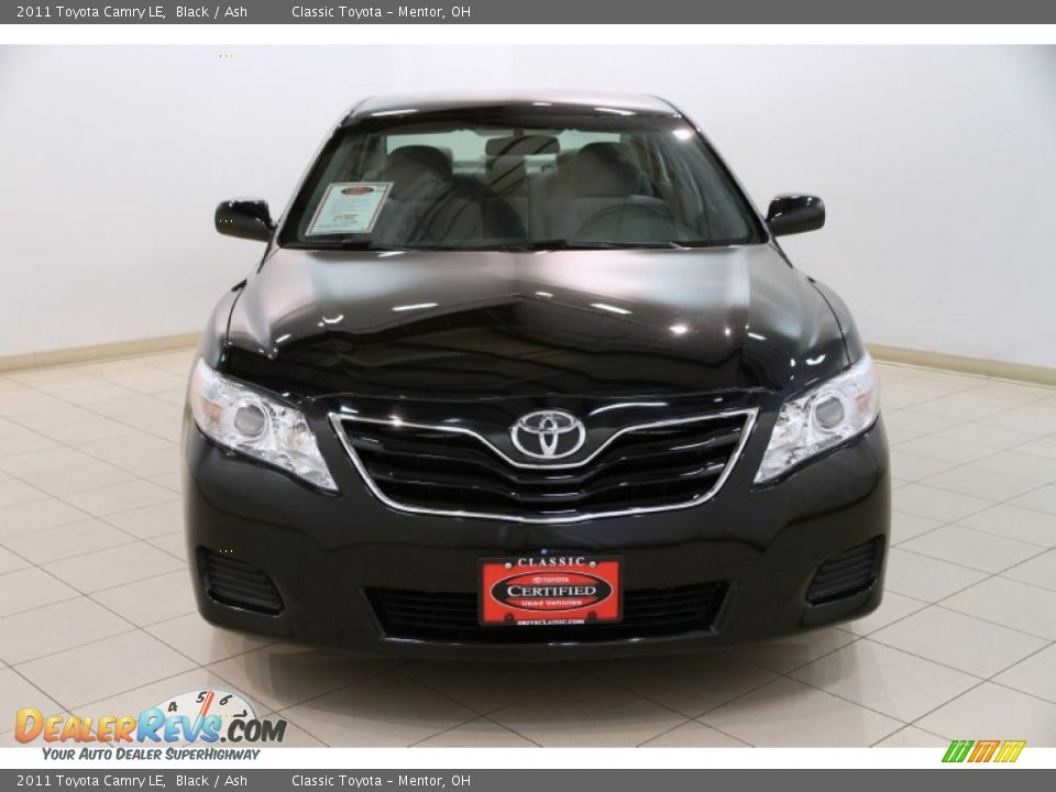 2011 Toyota Camry LE Black / Ash Photo #2