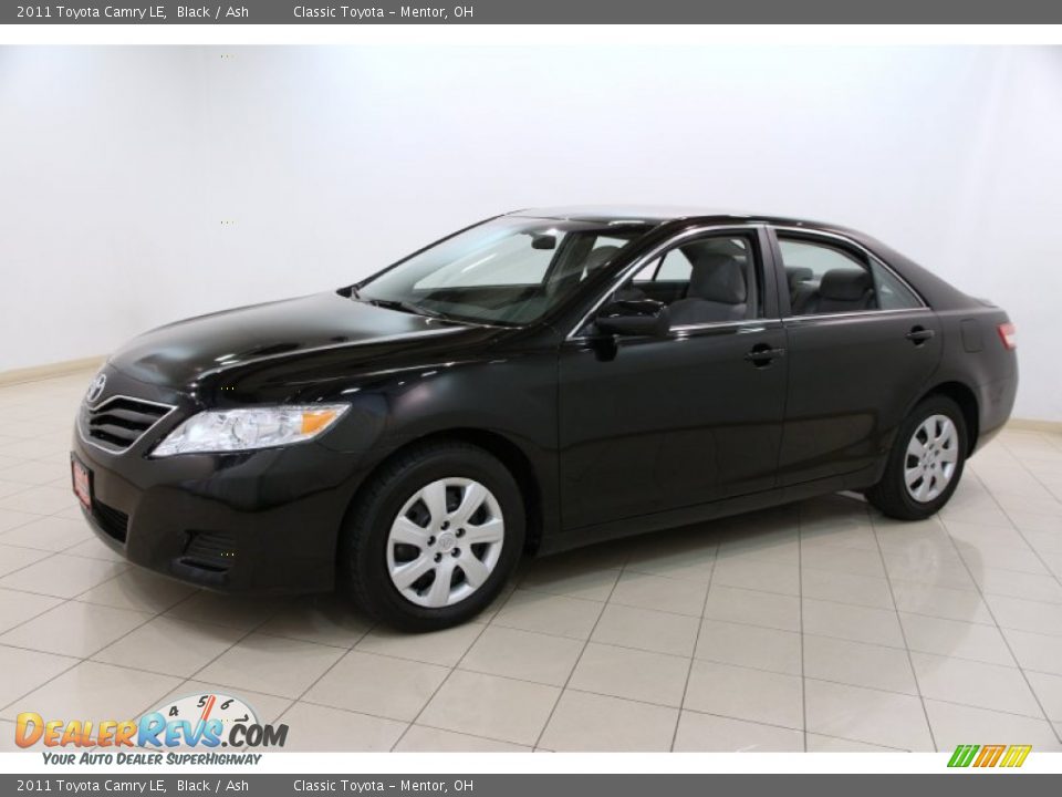 2011 Toyota Camry LE Black / Ash Photo #3