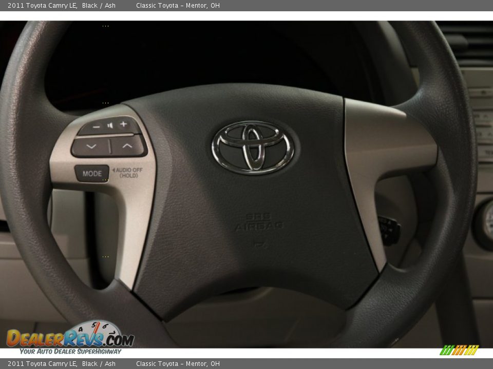 2011 Toyota Camry LE Black / Ash Photo #6