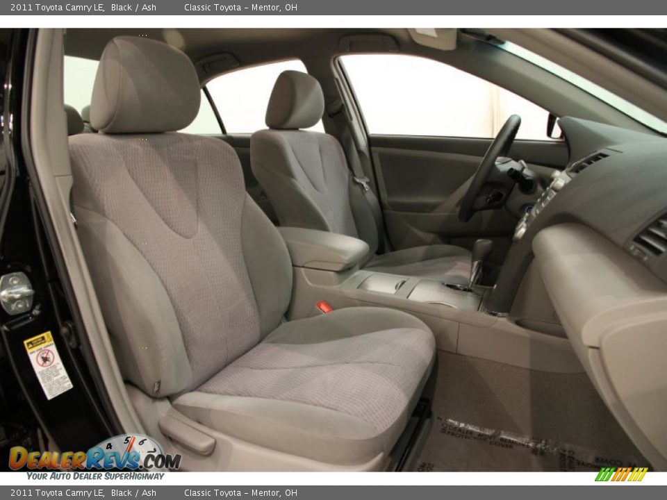 2011 Toyota Camry LE Black / Ash Photo #11