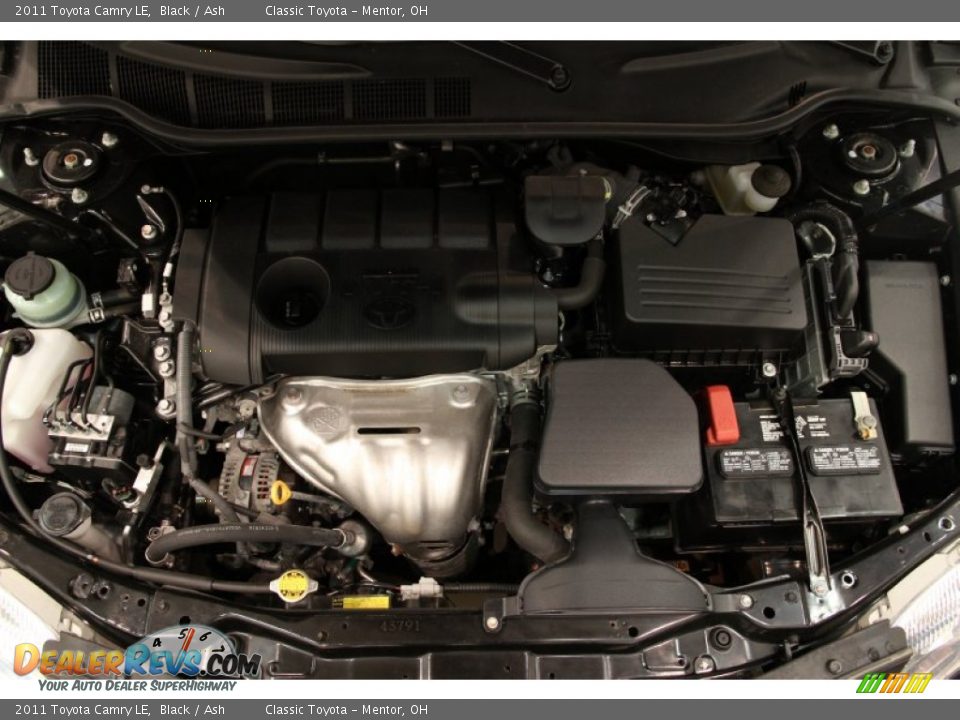 2011 Toyota Camry LE Black / Ash Photo #15