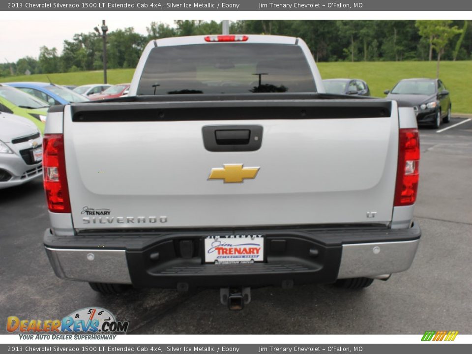 2013 Chevrolet Silverado 1500 LT Extended Cab 4x4 Silver Ice Metallic / Ebony Photo #6