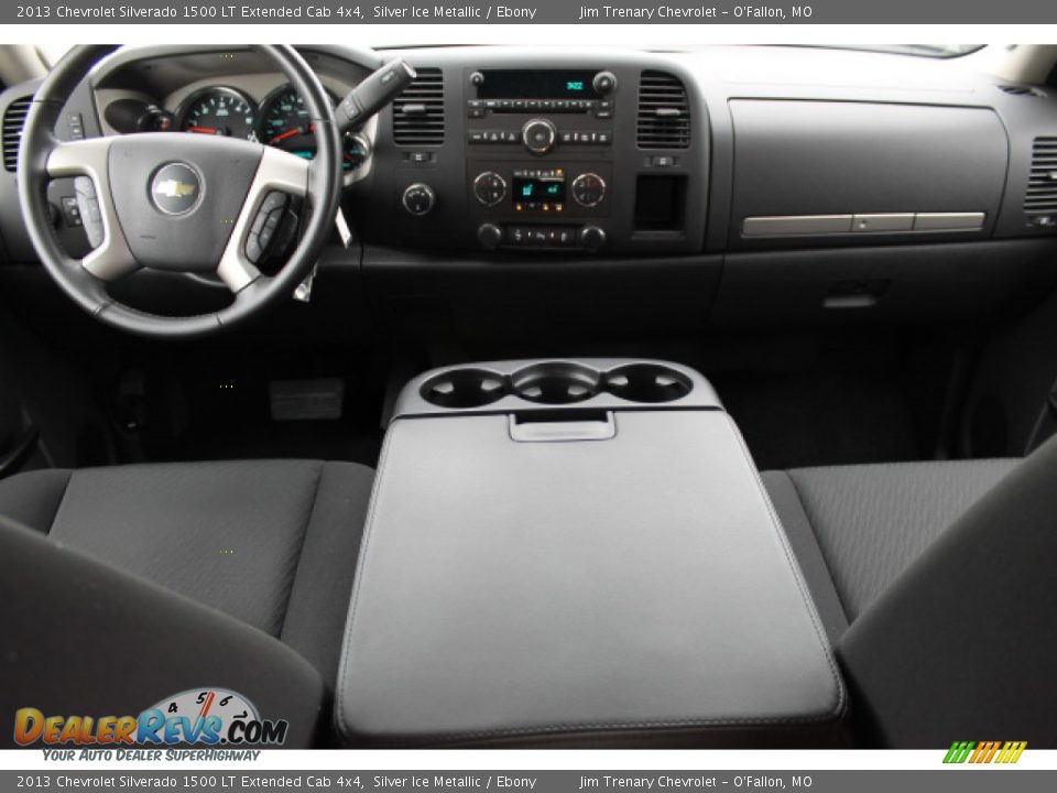 2013 Chevrolet Silverado 1500 LT Extended Cab 4x4 Silver Ice Metallic / Ebony Photo #10