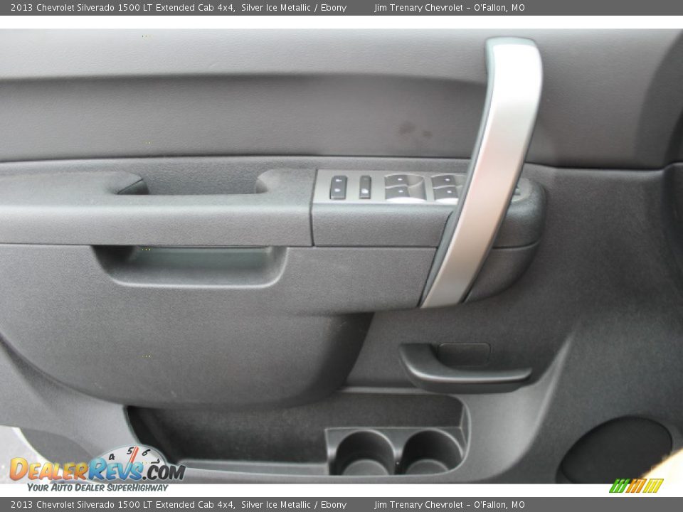 2013 Chevrolet Silverado 1500 LT Extended Cab 4x4 Silver Ice Metallic / Ebony Photo #15