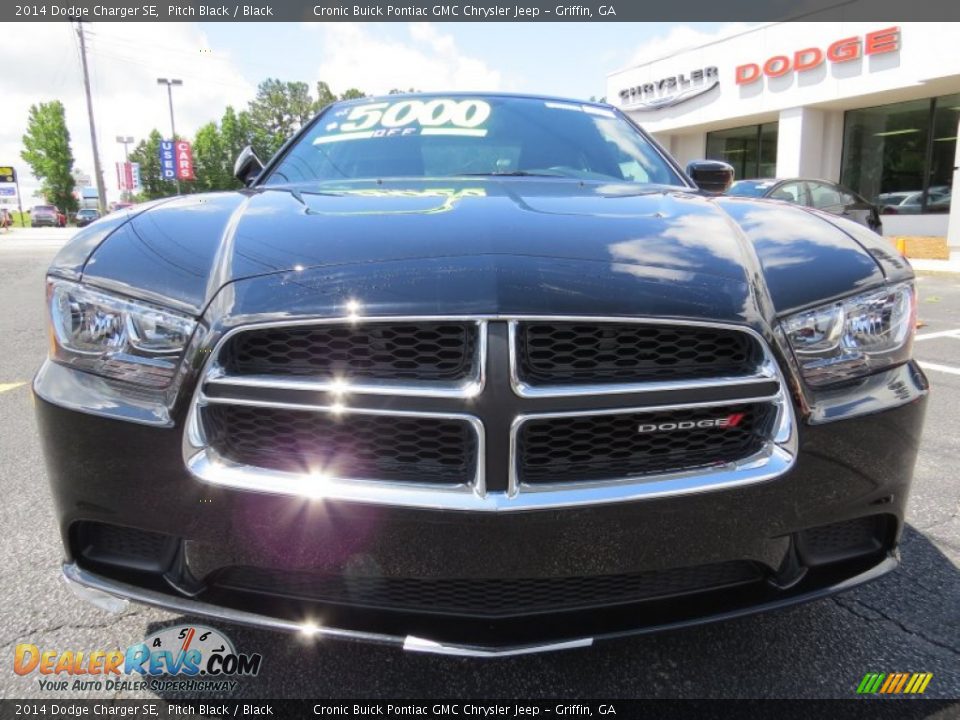 2014 Dodge Charger SE Pitch Black / Black Photo #2