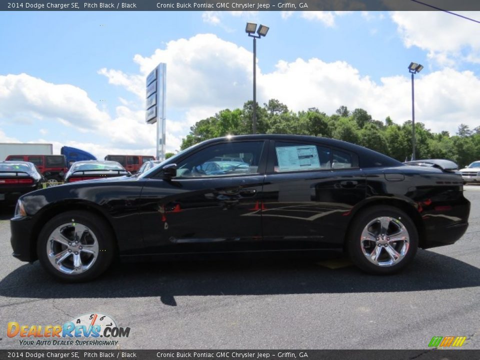 2014 Dodge Charger SE Pitch Black / Black Photo #4