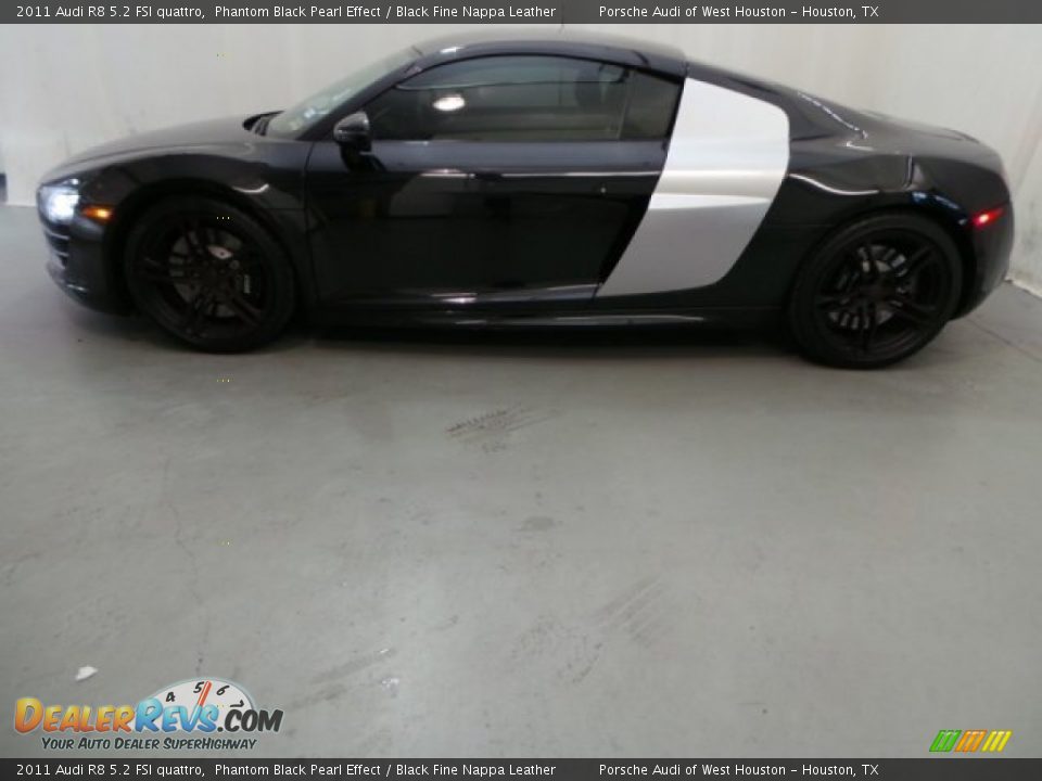 Phantom Black Pearl Effect 2011 Audi R8 5.2 FSI quattro Photo #4