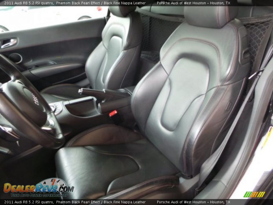 Front Seat of 2011 Audi R8 5.2 FSI quattro Photo #13