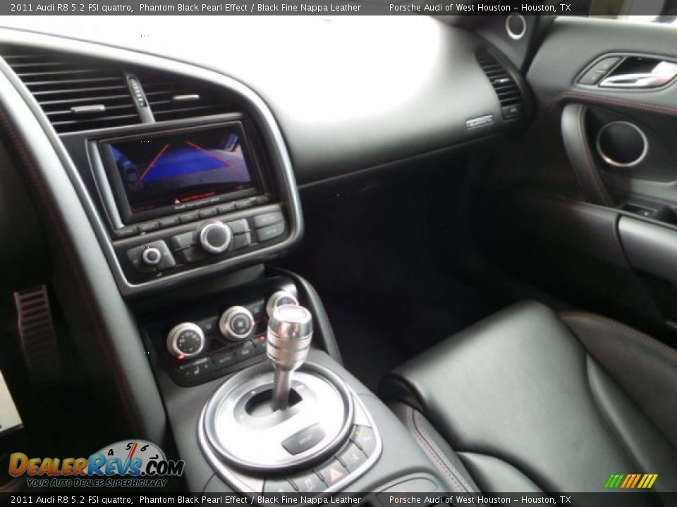 2011 Audi R8 5.2 FSI quattro Phantom Black Pearl Effect / Black Fine Nappa Leather Photo #15