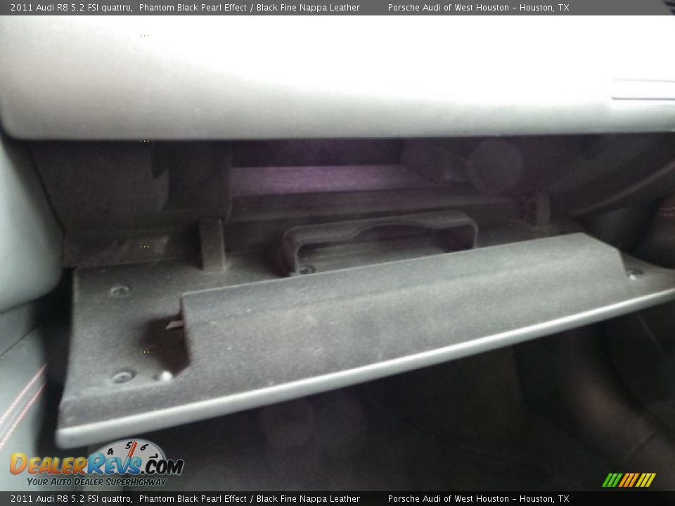2011 Audi R8 5.2 FSI quattro Phantom Black Pearl Effect / Black Fine Nappa Leather Photo #18