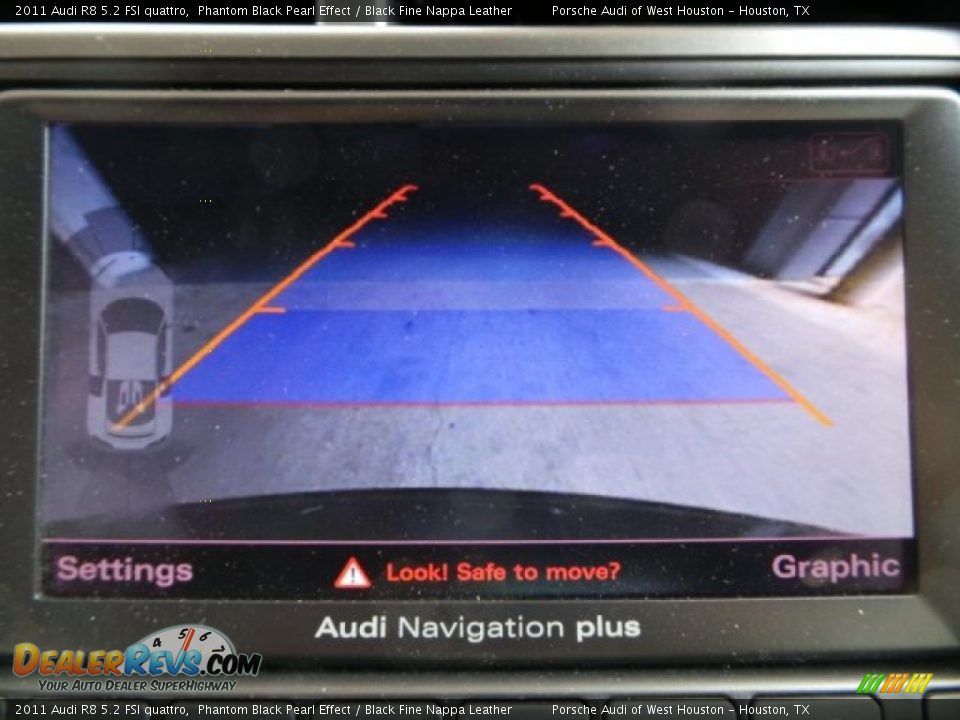 2011 Audi R8 5.2 FSI quattro Phantom Black Pearl Effect / Black Fine Nappa Leather Photo #19