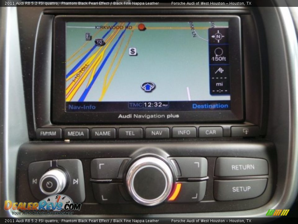 2011 Audi R8 5.2 FSI quattro Phantom Black Pearl Effect / Black Fine Nappa Leather Photo #21