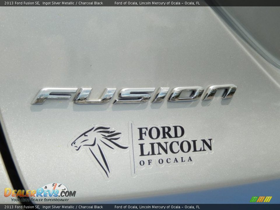 2013 Ford Fusion SE Ingot Silver Metallic / Charcoal Black Photo #9