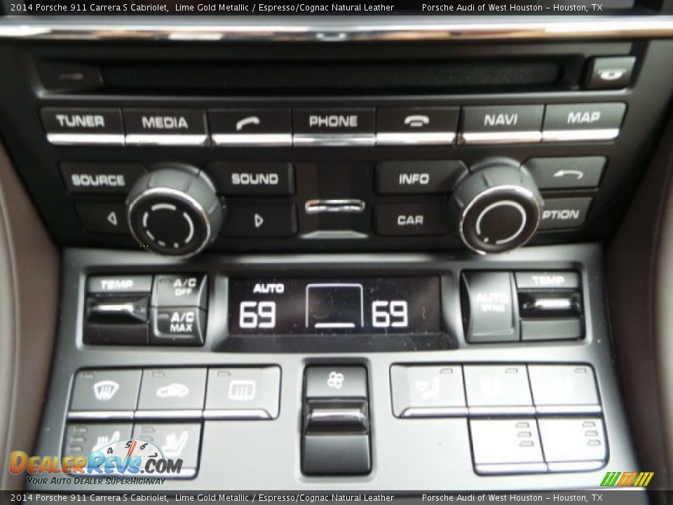 Controls of 2014 Porsche 911 Carrera S Cabriolet Photo #20