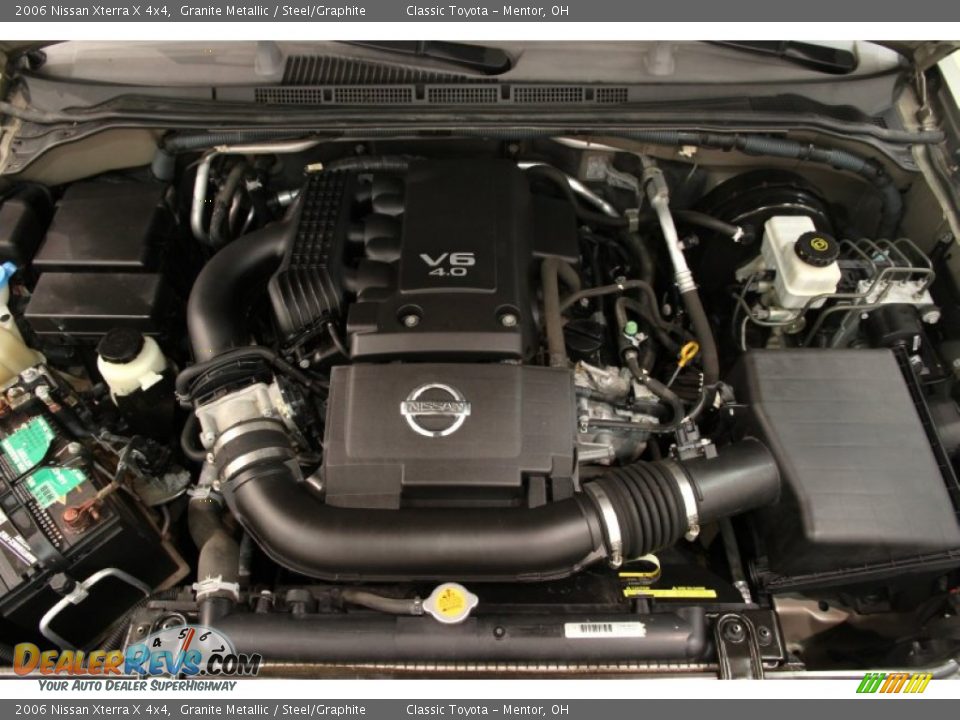 2006 Nissan Xterra X 4x4 4.0 Liter DOHC 24-Valve VVT V6 Engine Photo #15