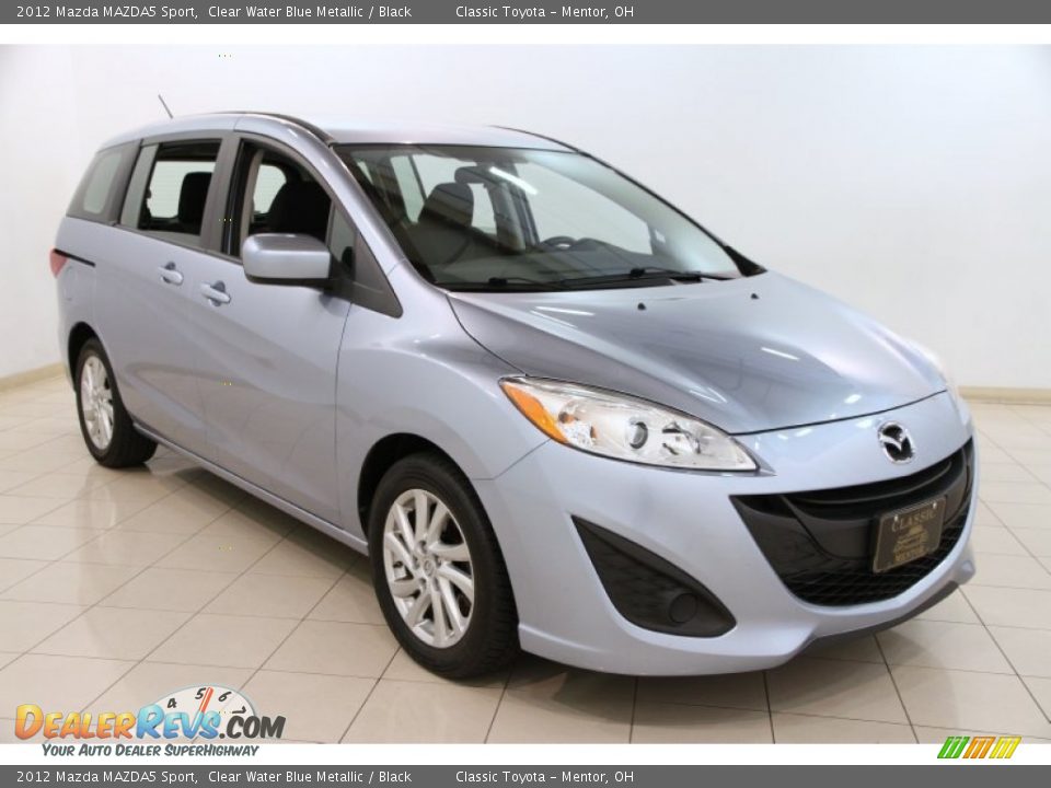 2012 Mazda MAZDA5 Sport Clear Water Blue Metallic / Black Photo #1