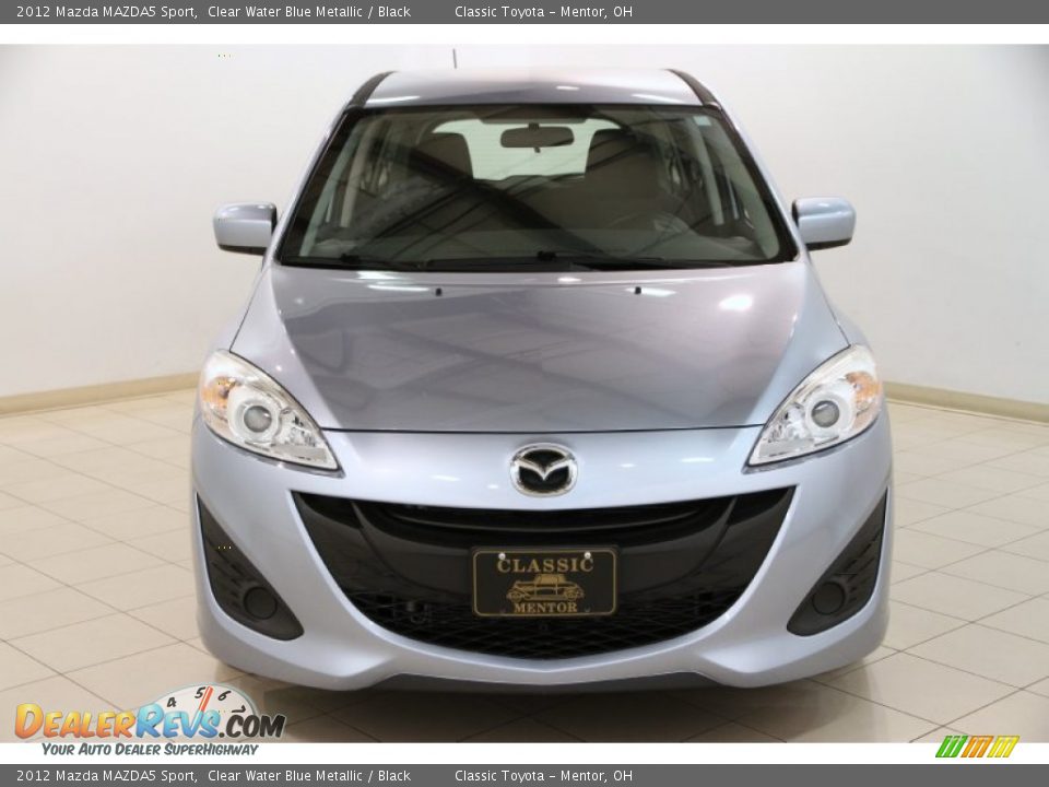 2012 Mazda MAZDA5 Sport Clear Water Blue Metallic / Black Photo #2