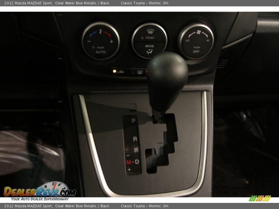 2012 Mazda MAZDA5 Sport Clear Water Blue Metallic / Black Photo #9