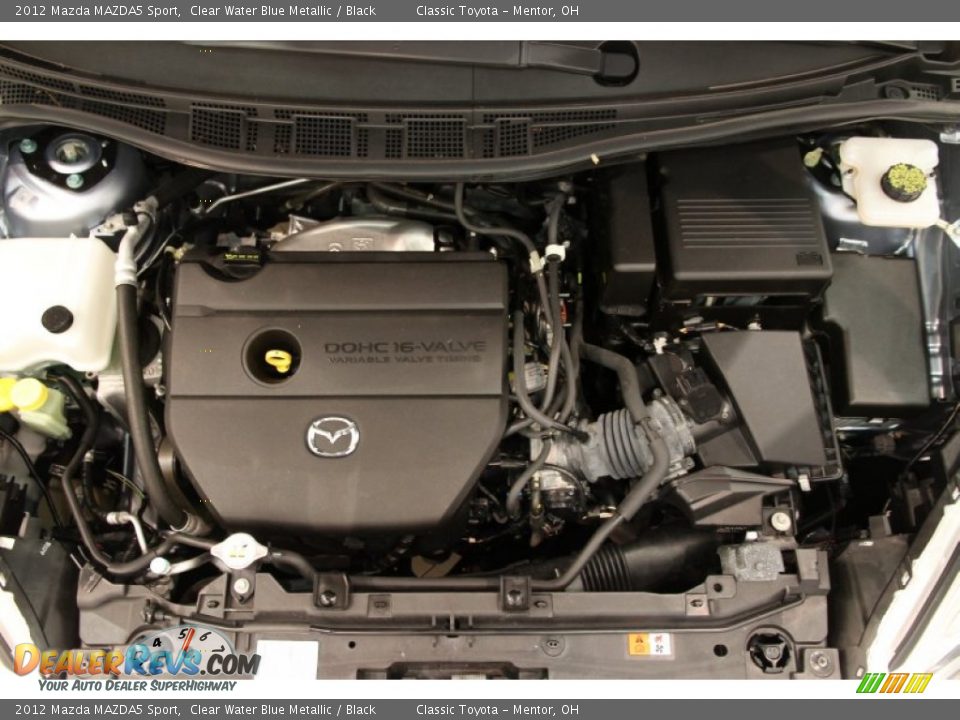 2012 Mazda MAZDA5 Sport Clear Water Blue Metallic / Black Photo #16