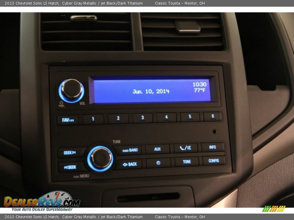 Controls of 2013 Chevrolet Sonic LS Hatch Photo #10