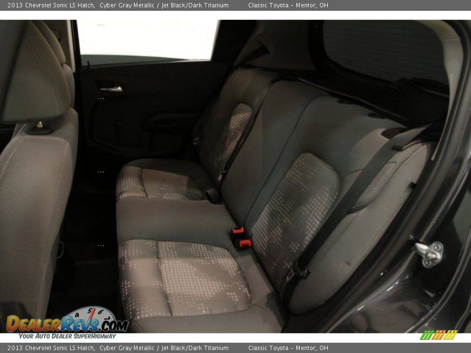 2013 Chevrolet Sonic LS Hatch Cyber Gray Metallic / Jet Black/Dark Titanium Photo #14