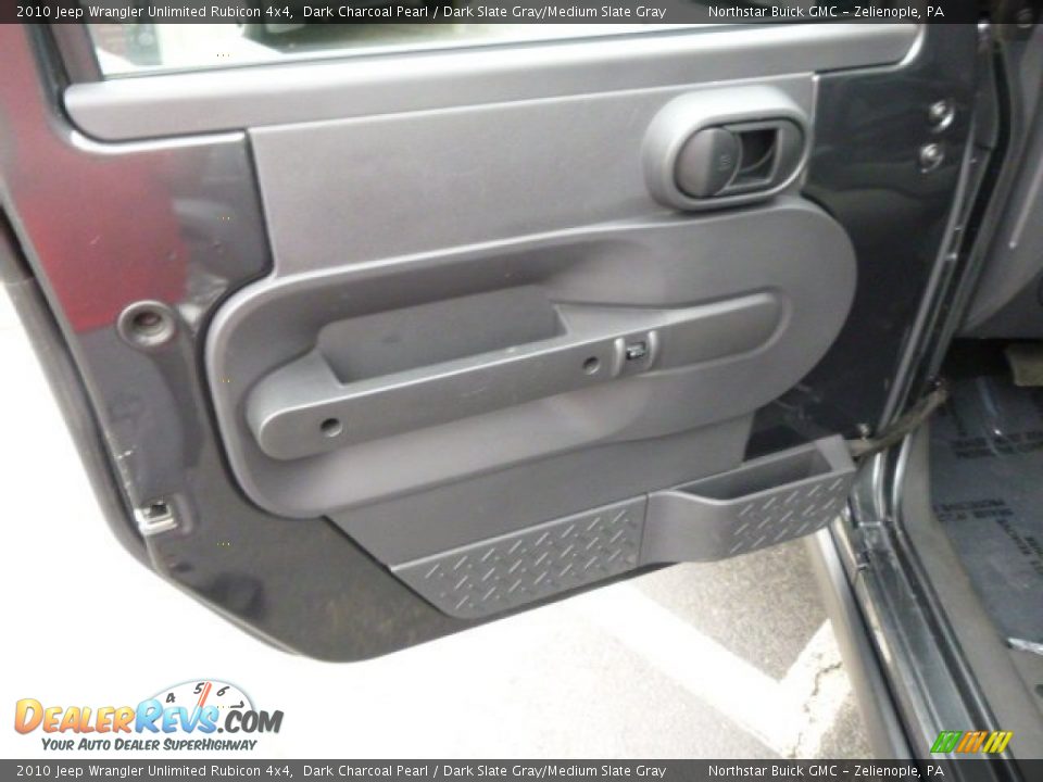 2010 Jeep Wrangler Unlimited Rubicon 4x4 Dark Charcoal Pearl / Dark Slate Gray/Medium Slate Gray Photo #11