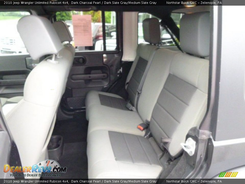 2010 Jeep Wrangler Unlimited Rubicon 4x4 Dark Charcoal Pearl / Dark Slate Gray/Medium Slate Gray Photo #12