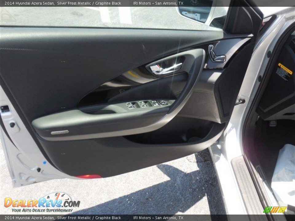2014 Hyundai Azera Sedan Silver Frost Metallic / Graphite Black Photo #12