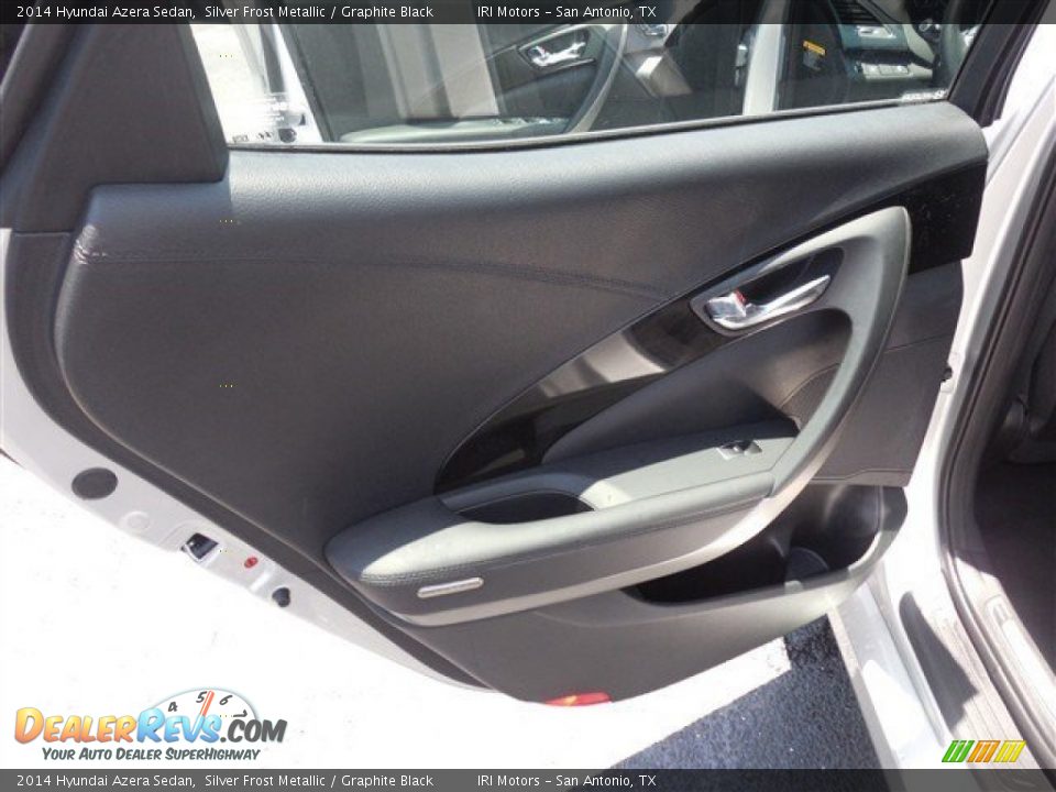 2014 Hyundai Azera Sedan Silver Frost Metallic / Graphite Black Photo #15