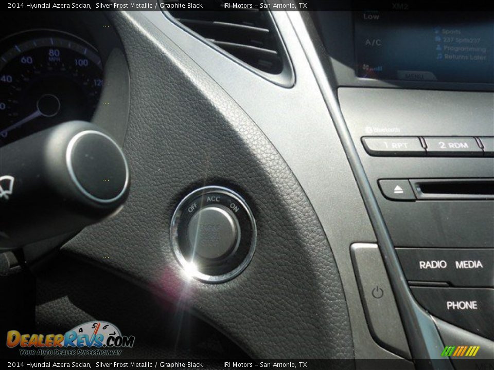 2014 Hyundai Azera Sedan Silver Frost Metallic / Graphite Black Photo #27