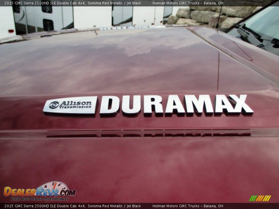 2015 GMC Sierra 2500HD SLE Double Cab 4x4 Sonoma Red Metallic / Jet Black Photo #4