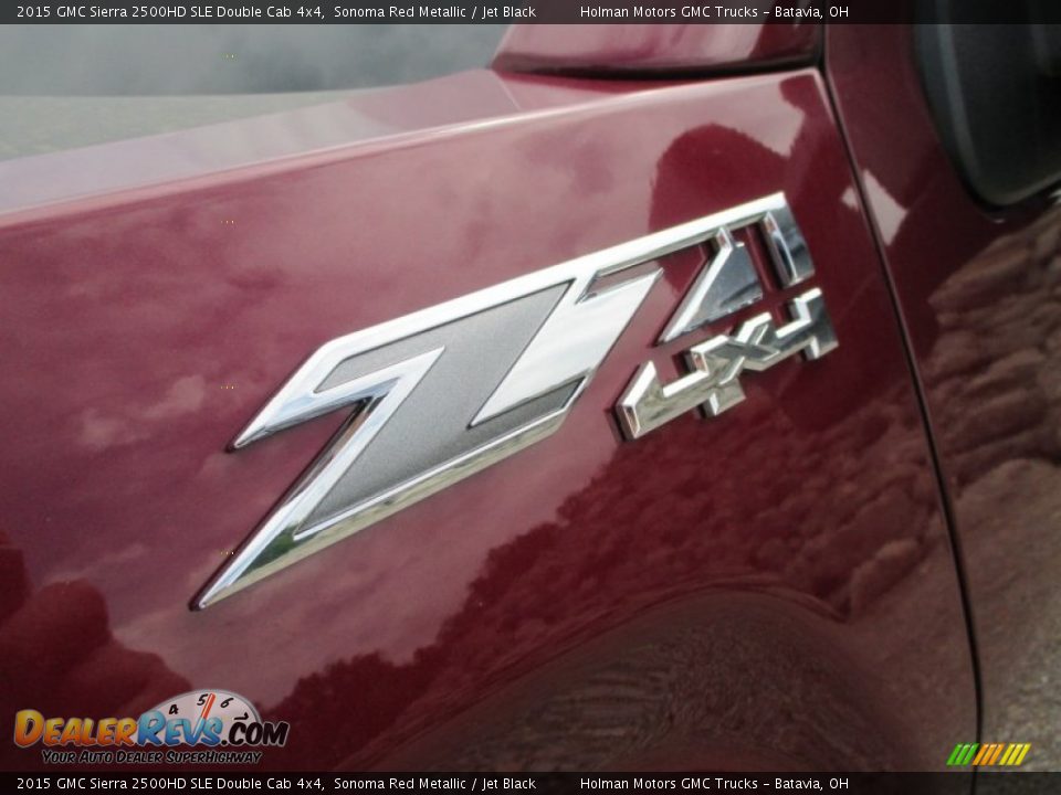 2015 GMC Sierra 2500HD SLE Double Cab 4x4 Sonoma Red Metallic / Jet Black Photo #5