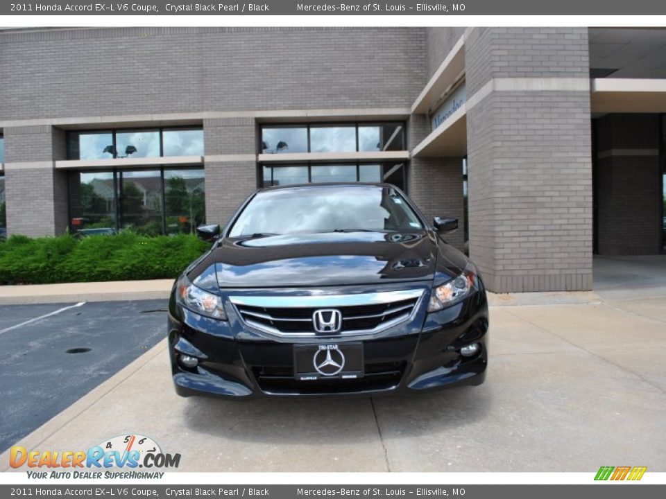 2011 Honda Accord EX-L V6 Coupe Crystal Black Pearl / Black Photo #19