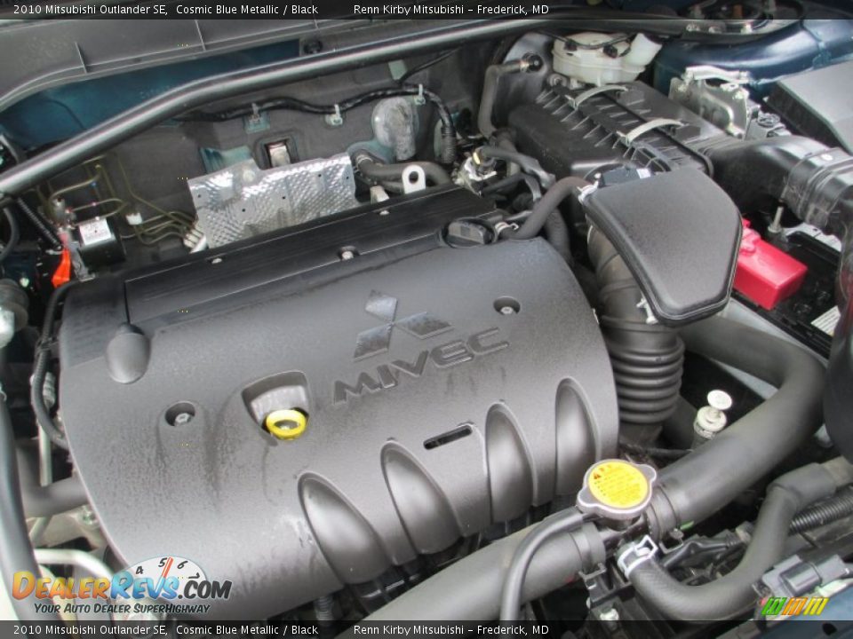 2010 Mitsubishi Outlander SE 2.4 Liter DOHC 16-Valve MIVEC 4 Cylinder Engine Photo #29