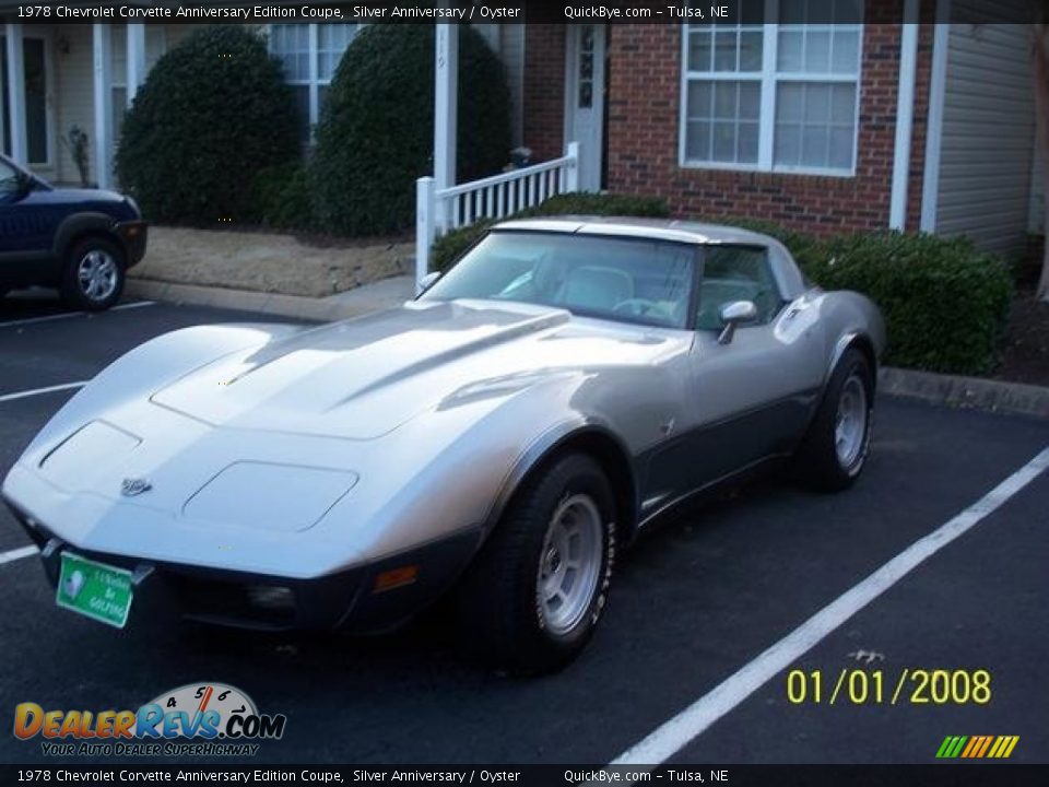 1978 Chevrolet Corvette Anniversary Edition Coupe Silver Anniversary / Oyster Photo #1