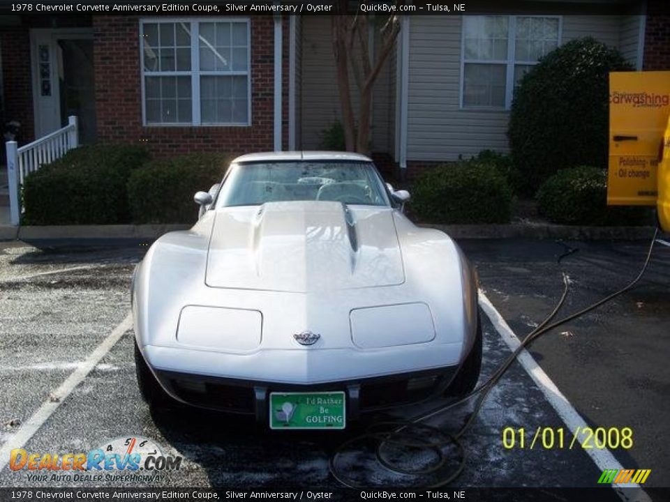 1978 Chevrolet Corvette Anniversary Edition Coupe Silver Anniversary / Oyster Photo #5