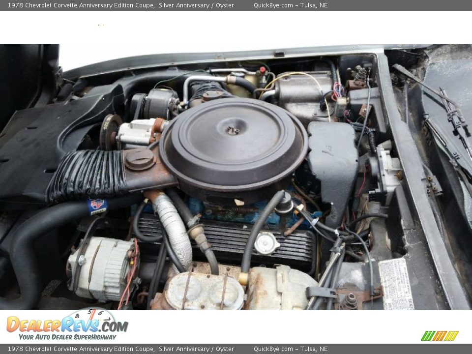 1978 Chevrolet Corvette Anniversary Edition Coupe 5.7 Liter OHV 16-Valve L82 V8 Engine Photo #8