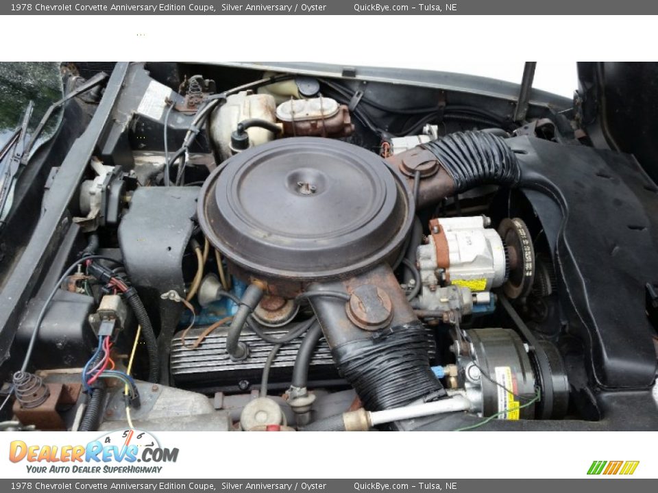 1978 Chevrolet Corvette Anniversary Edition Coupe 5.7 Liter OHV 16-Valve L82 V8 Engine Photo #9