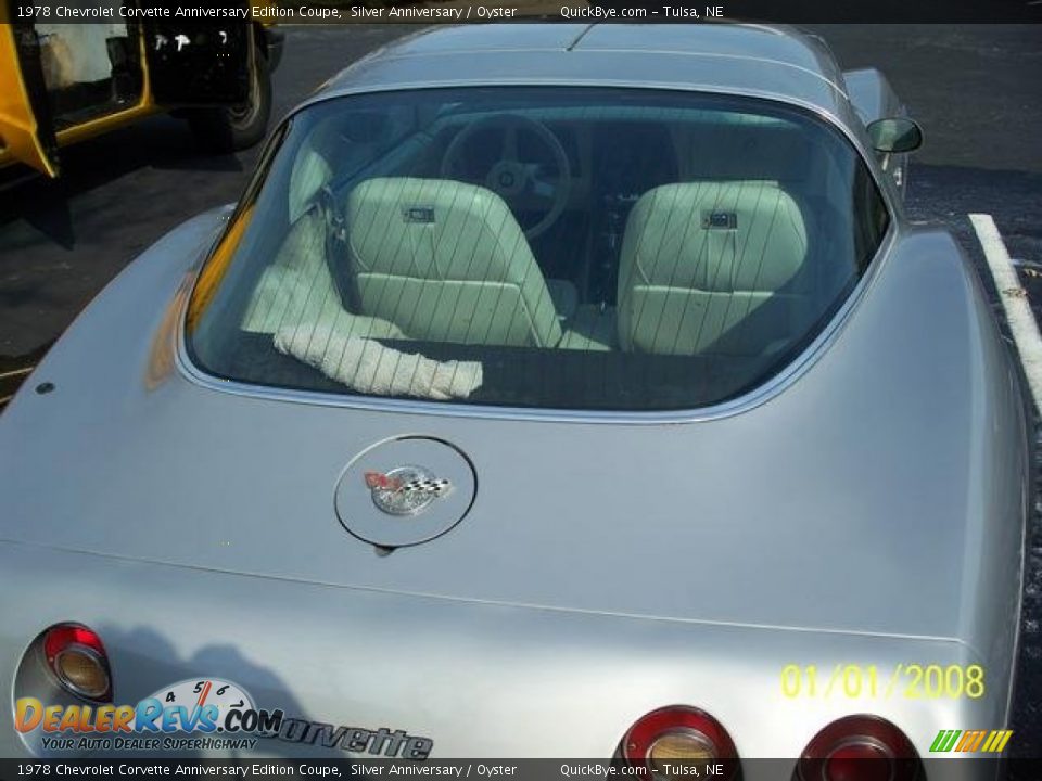 1978 Chevrolet Corvette Anniversary Edition Coupe Silver Anniversary / Oyster Photo #10