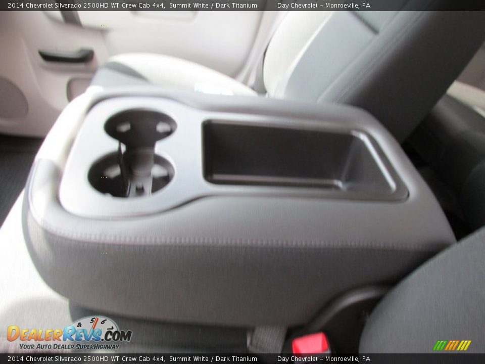 2014 Chevrolet Silverado 2500HD WT Crew Cab 4x4 Summit White / Dark Titanium Photo #17