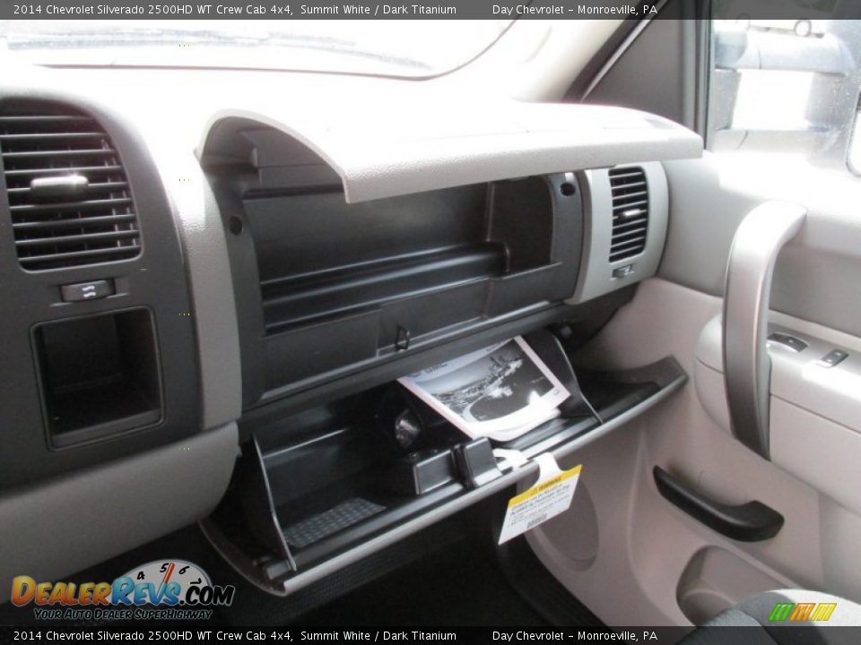 2014 Chevrolet Silverado 2500HD WT Crew Cab 4x4 Summit White / Dark Titanium Photo #18