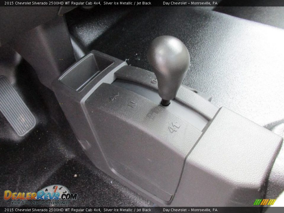 2015 Chevrolet Silverado 2500HD WT Regular Cab 4x4 Silver Ice Metallic / Jet Black Photo #15