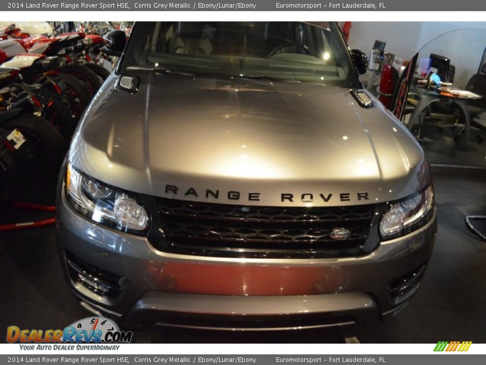 2014 Land Rover Range Rover Sport HSE Corris Grey Metallic / Ebony/Lunar/Ebony Photo #2