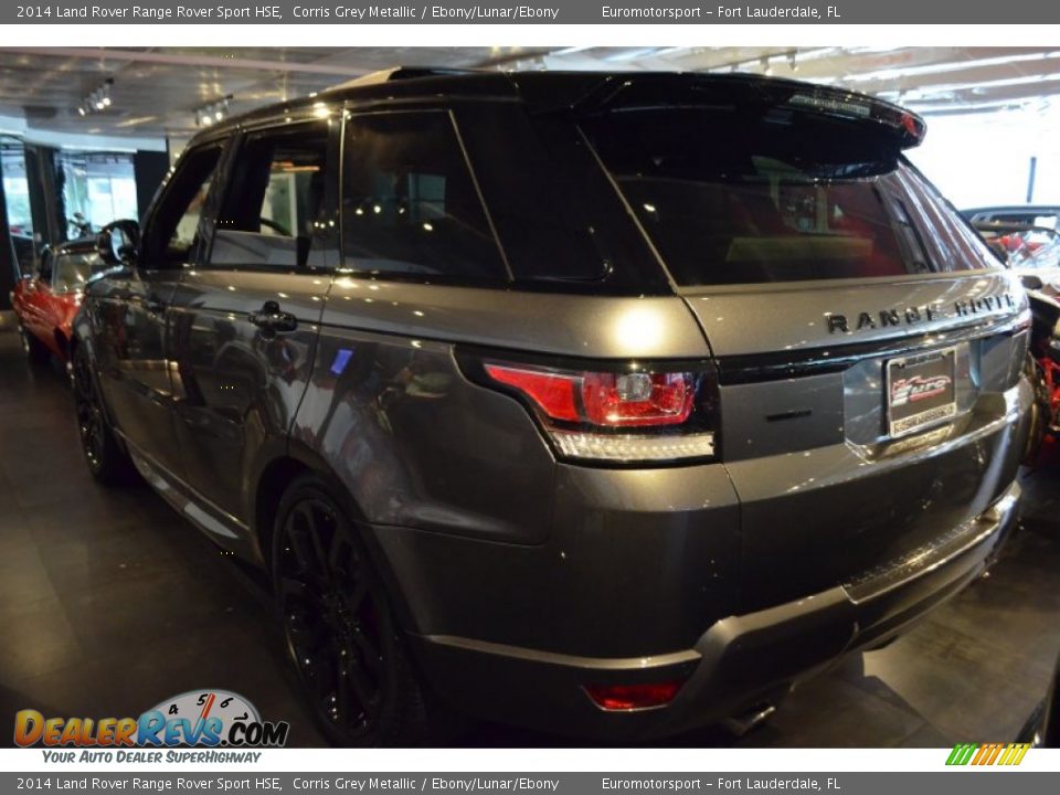2014 Land Rover Range Rover Sport HSE Corris Grey Metallic / Ebony/Lunar/Ebony Photo #4