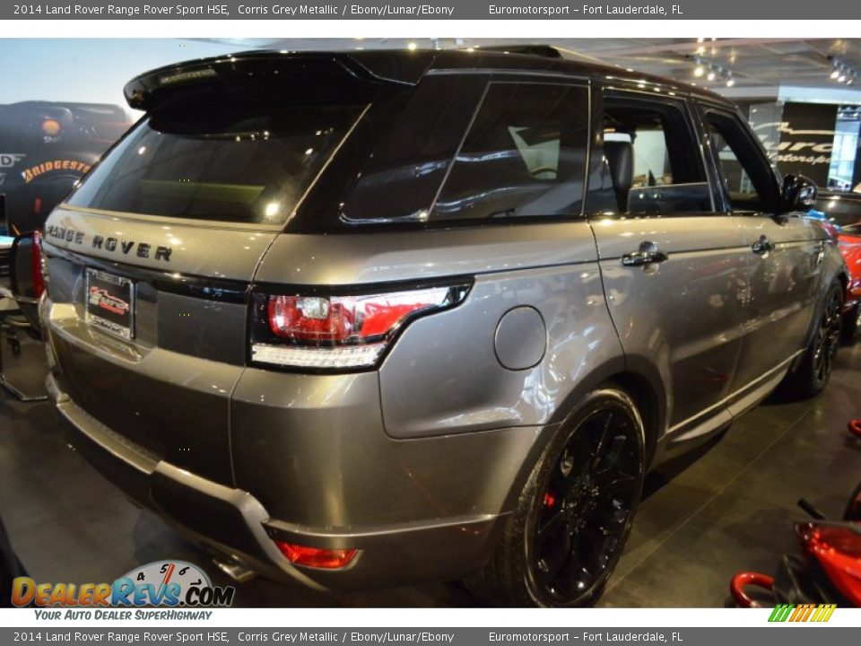 2014 Land Rover Range Rover Sport HSE Corris Grey Metallic / Ebony/Lunar/Ebony Photo #5