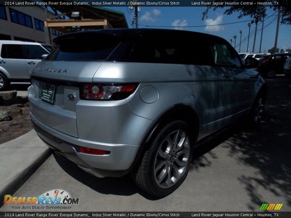 2014 Land Rover Range Rover Evoque Dynamic Indus Silver Metallic / Dynamic Ebony/Cirrus Stitch Photo #7