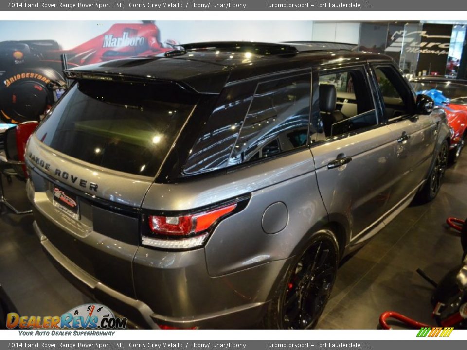 2014 Land Rover Range Rover Sport HSE Corris Grey Metallic / Ebony/Lunar/Ebony Photo #12