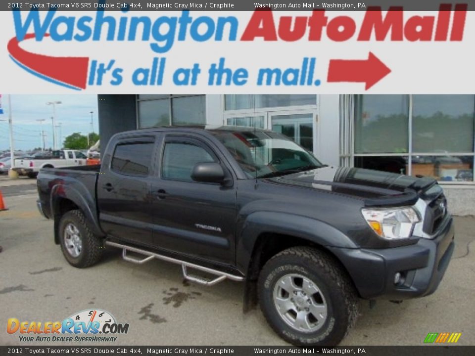 2012 Toyota Tacoma V6 SR5 Double Cab 4x4 Magnetic Gray Mica / Graphite Photo #1