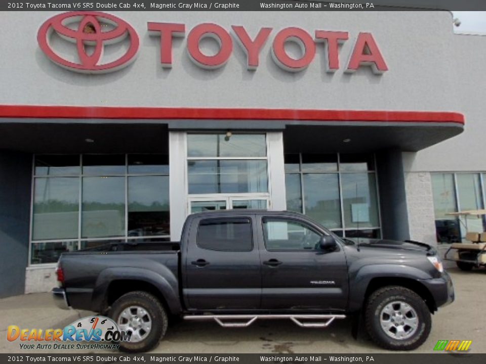 2012 Toyota Tacoma V6 SR5 Double Cab 4x4 Magnetic Gray Mica / Graphite Photo #2